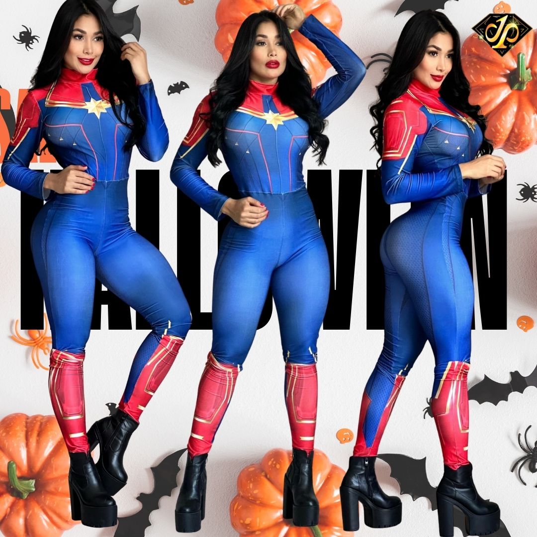 DISFRAZ ENTERIZO DE HALLOWEEN - MOLDEA TU SILUETA✨