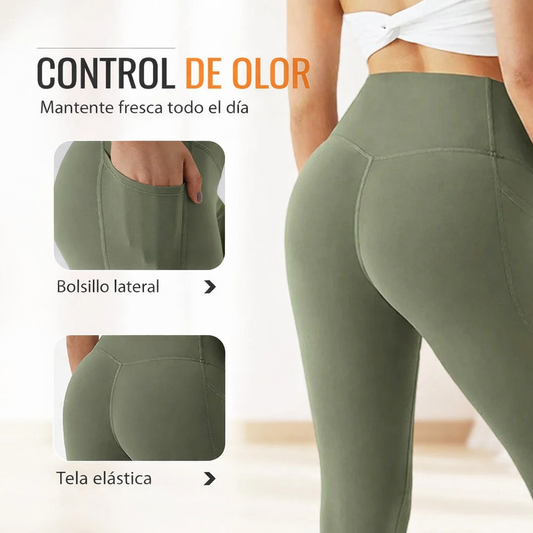 Leggings de yoga de secado rápido, ultra elásticos y cómodos.
