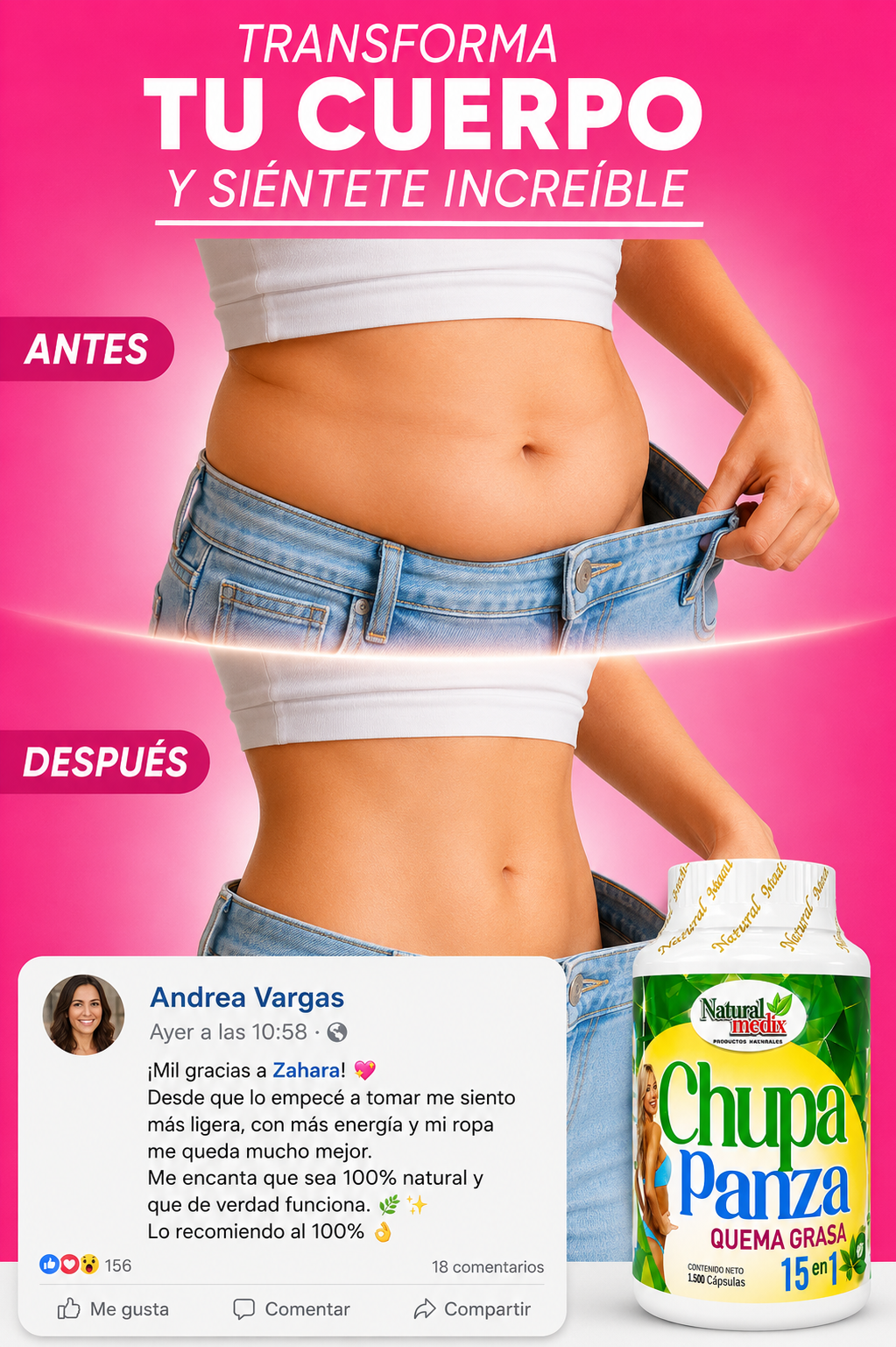 Trío Femenino ZaharaHealthy® | Glúteos, Abdomen y Digestión