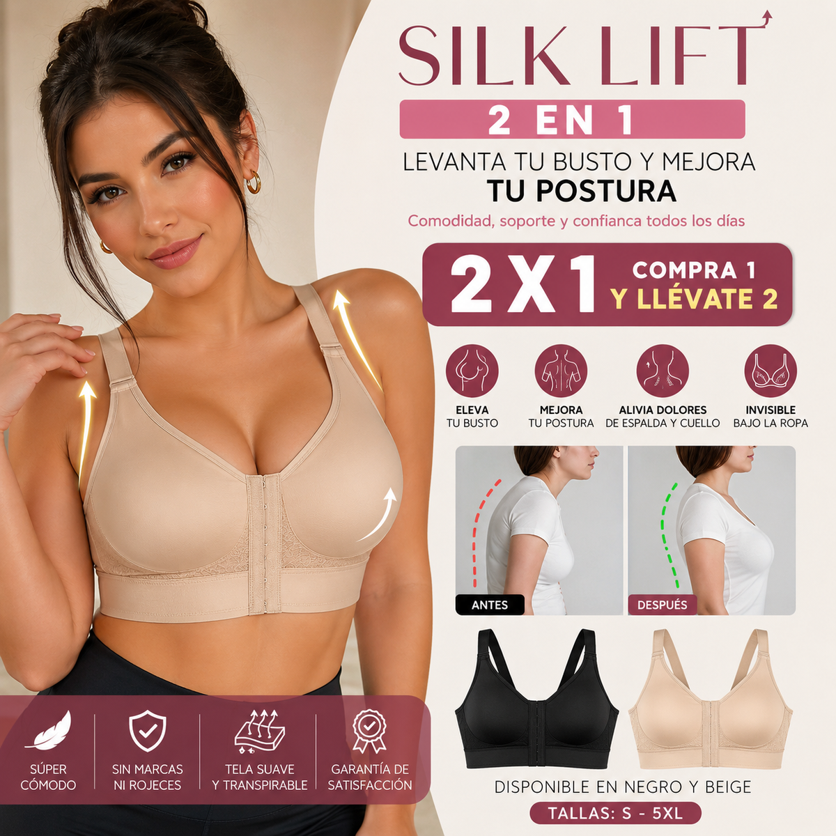 SILK LIFT de ZAHARA - LLÉVA EL 2 CON UNA SÚPER OFERTA