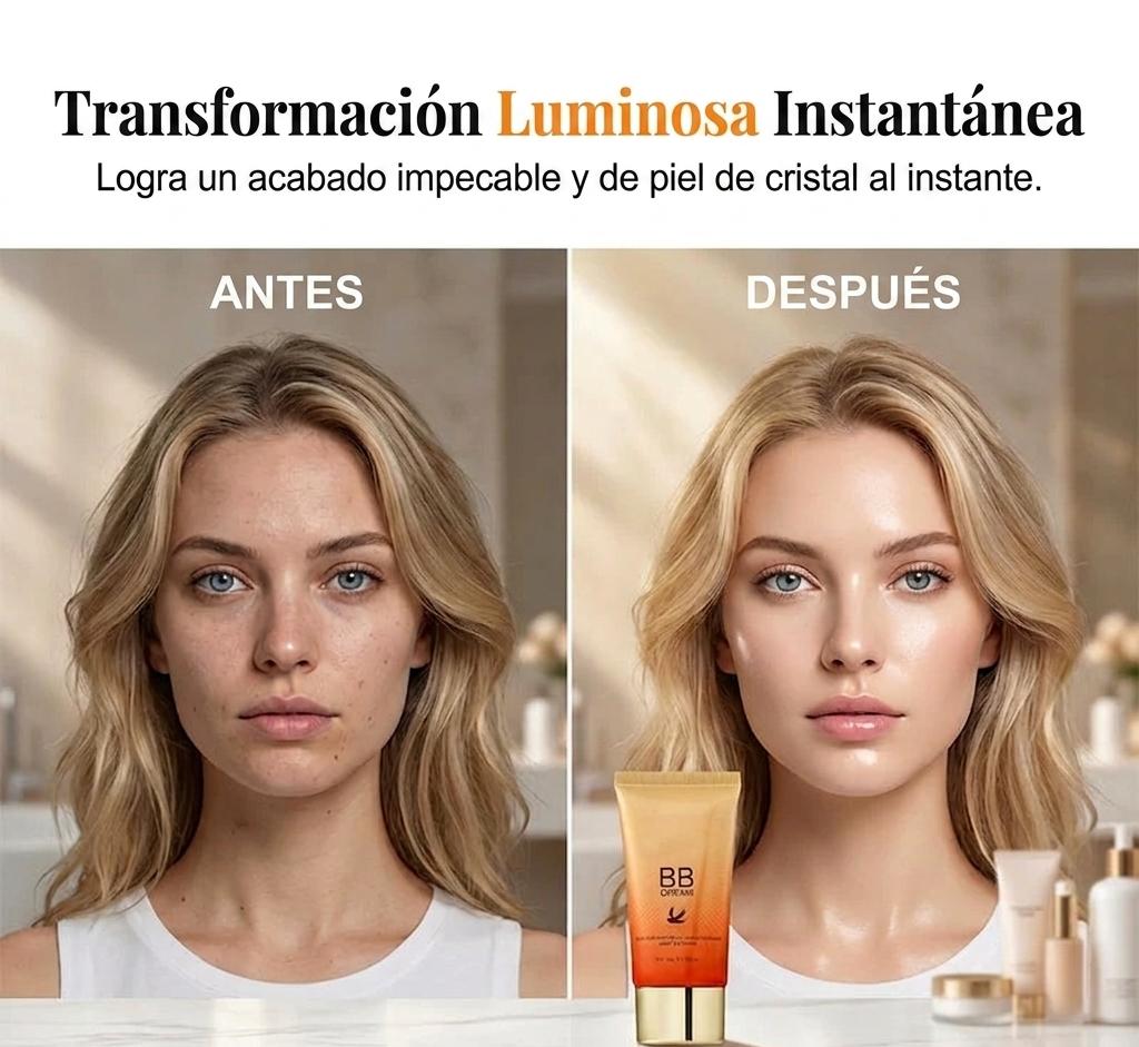 ¡COMPRA 1 Y LLÉVATE OTRO GRATIS! BB Cream hidratante para un acabado natural e impecable.