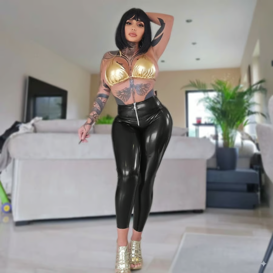 Leggins PRO FASHION con cremallera que levantan la cola