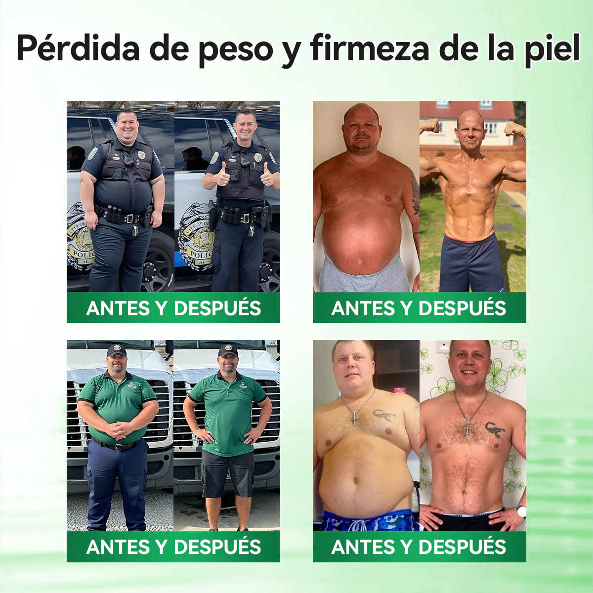 GLORENDA®  60 Parches avanzados de micronanoalga. Para la obesidad, piel flácida, diabetes, apnea del sueño, problemas articulares y mucho más.