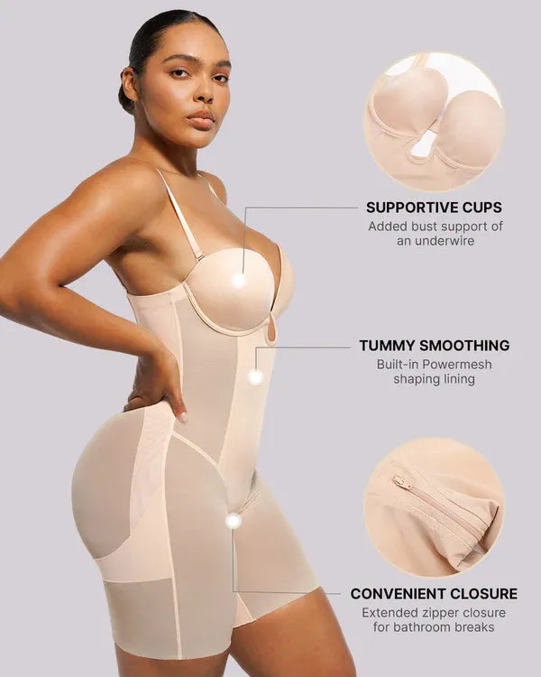 Suprema™  Body de Escote Profundo